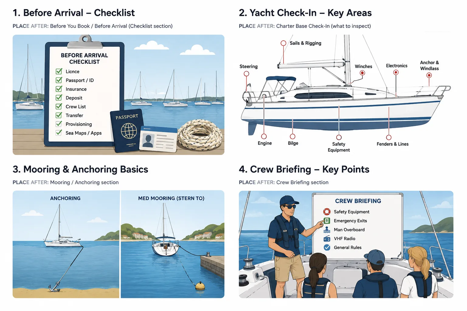 Bareboat Skippering: The Complete Guide for First-Time Charter Skippers