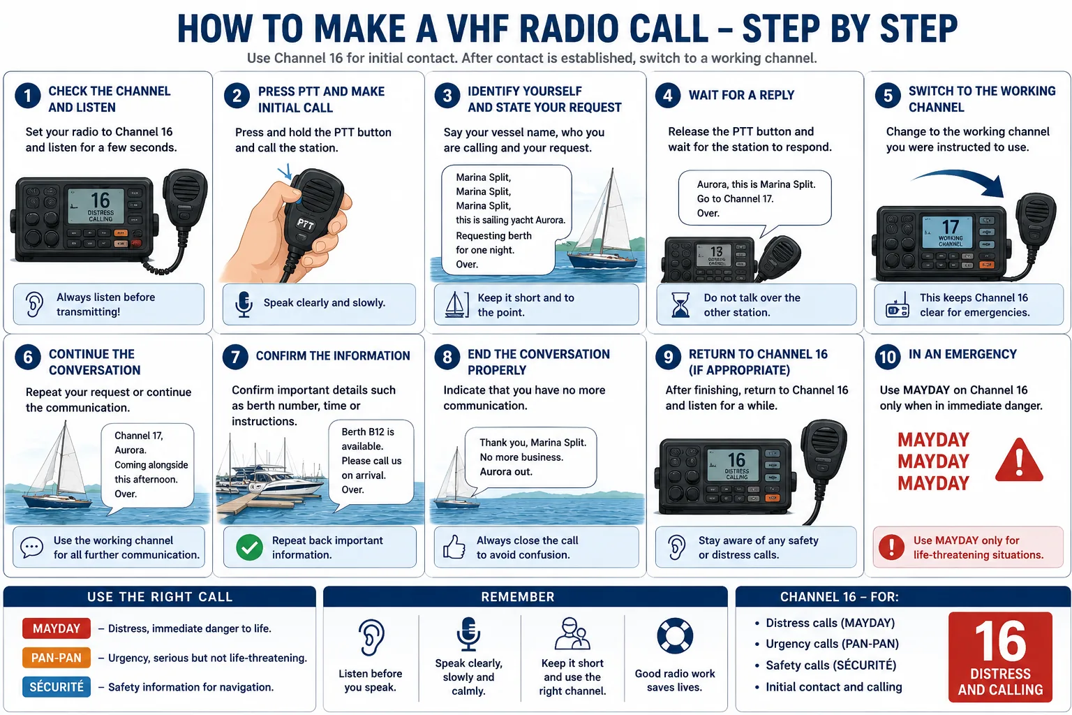 Marine VHF Radio Basics