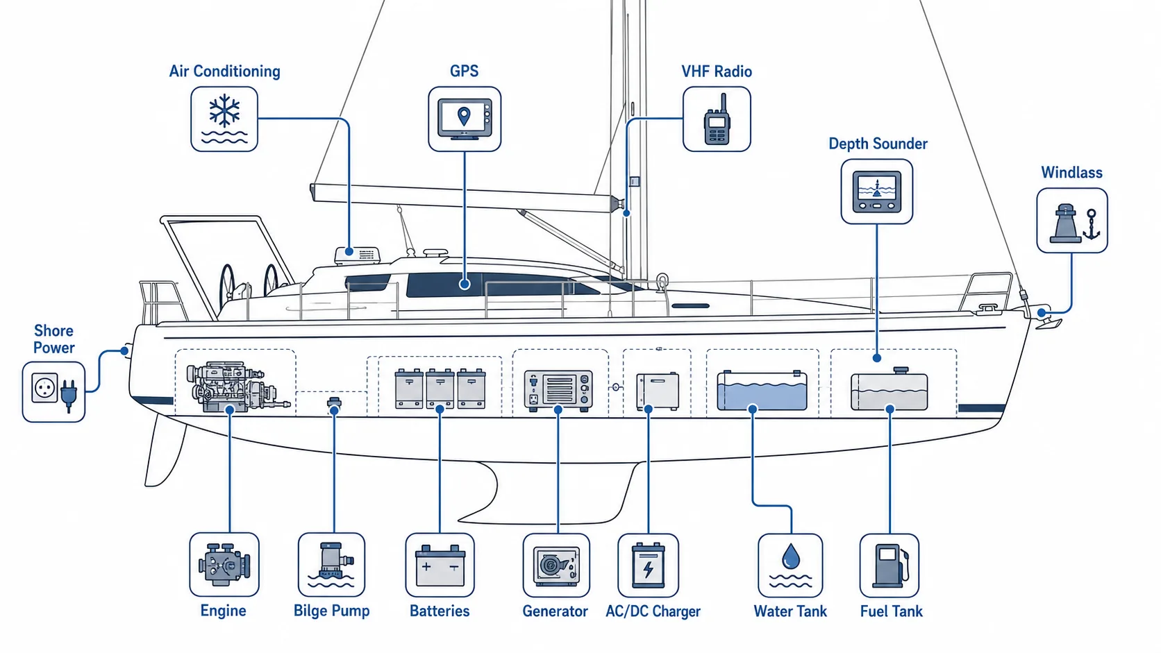 Yacht Systems Functional Checklist: How to Test Boat Equipment Before Departure